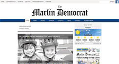 Desktop Screenshot of marlindemocrat.com